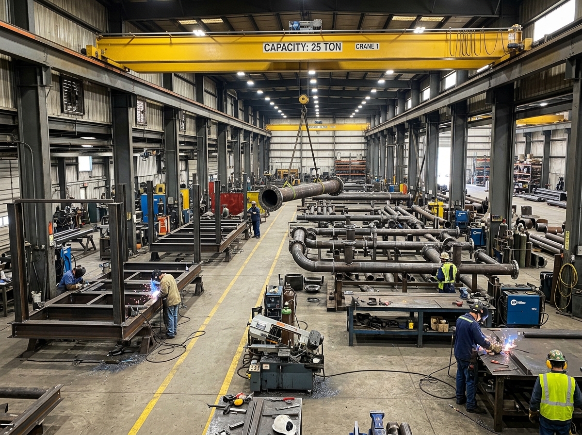 Modüler Boru Spool Fabrikasyonu & Skid İmalatı